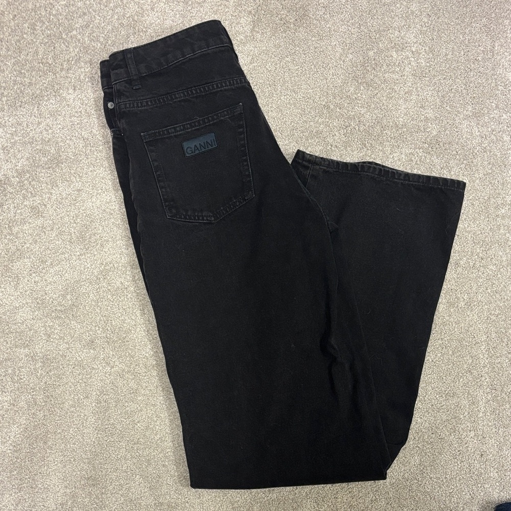 Ganni Relaxed Black Jeans